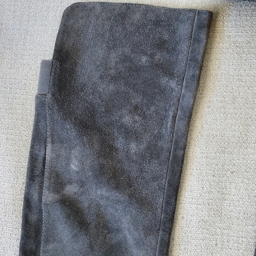 Nine West Over the Knee Low Heel Suede Boots Sz-10